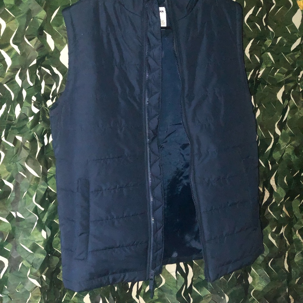 Navy Blue Puffer Vest